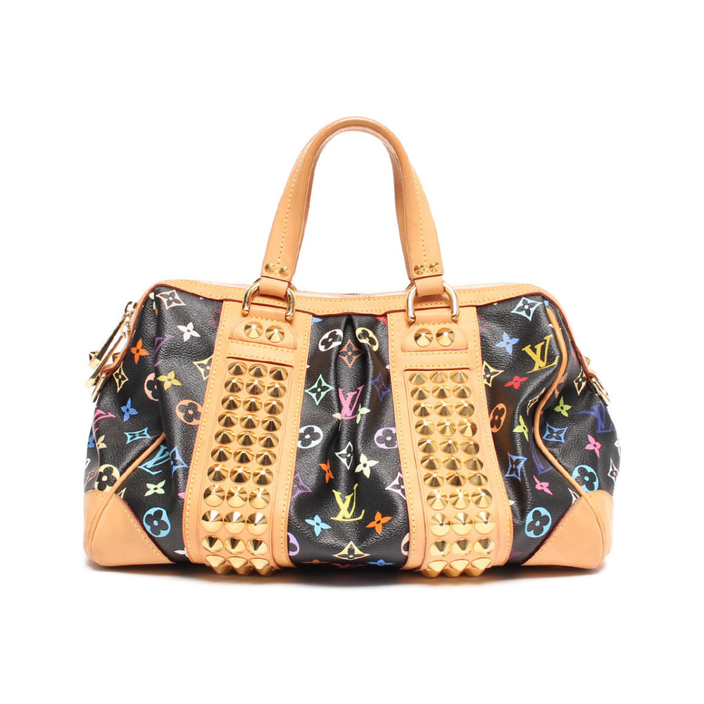 Louis Vuitton Courtney MM Multicolor Leather Black